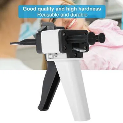 1:1 2:1 Radio Epoxy Resin Dental Impression Mixing Dispenser Gun 50ml