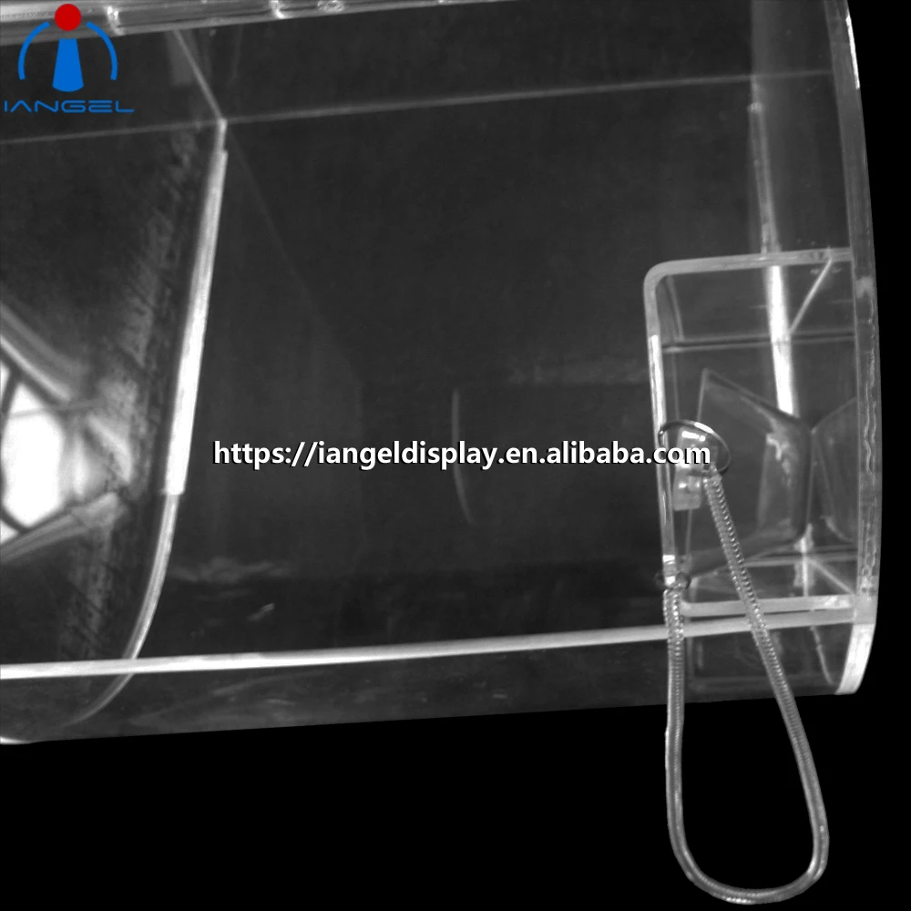 Iangel Candy store large capacity, transparent acrylic candy display shelf