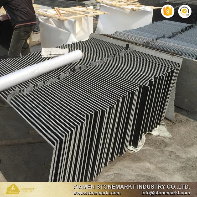 Polished 120*60*1cm China black granite tile