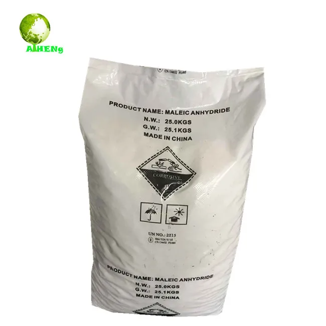 China chemical industry textile raw material price industrial grade maleic anhydride for paper industry