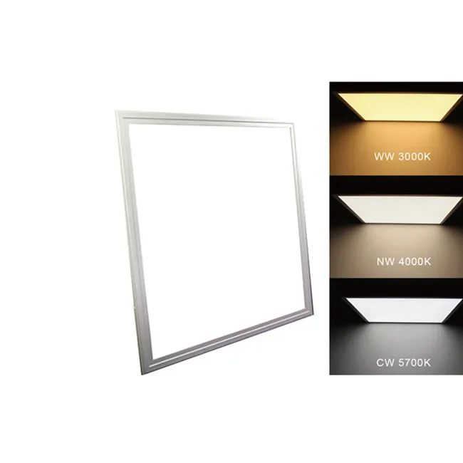 Водонепроницаемая плоская светодиодная панель высокой яркости 2x2 2x4 36 Вт 40 60x60 600x600