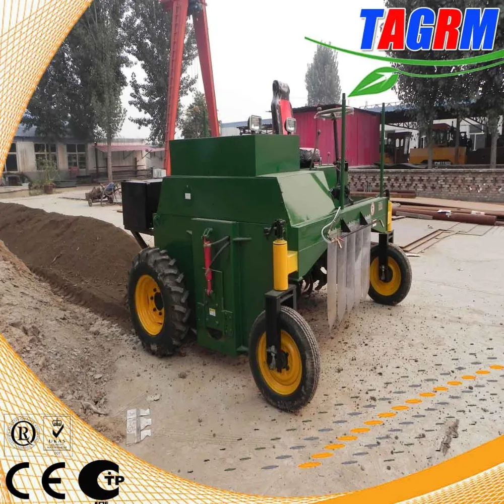 Garden composter for processing manure recycling TAGRM M2000 compost turner / organic compost machine
