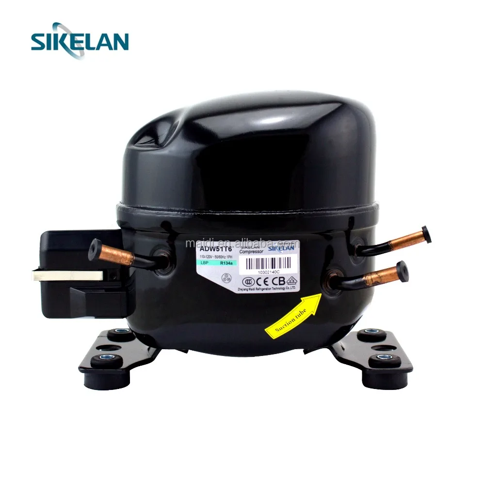 SIKELAN 110-120V AC двигатель R134a 1/5 hp Холодильный компрессор для морозильной камеры холодильника ADW51T6