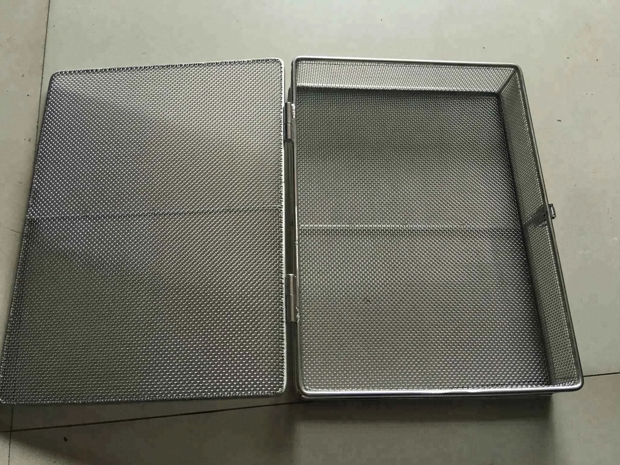 Термообработка 310S, проволочная сетка из нержавеющей стали, крупные проволочные корзины