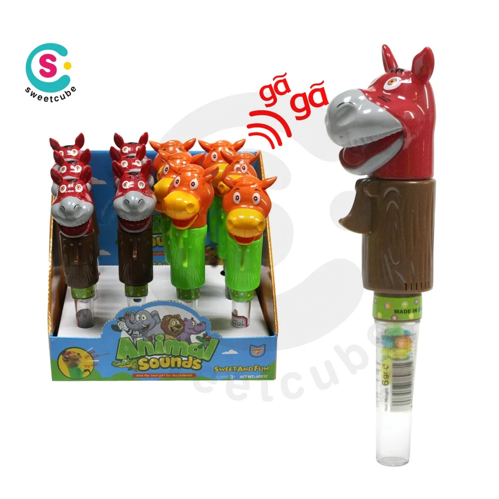 Sweetcube giggle Elephant cheap candy toy with music