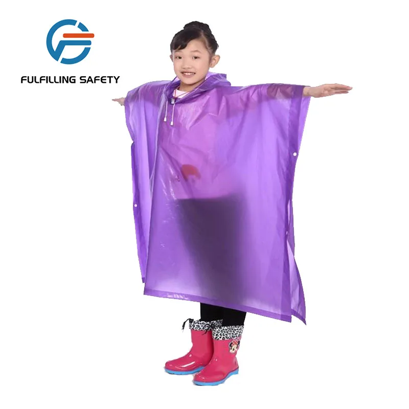 Best seller low price anti-static rain coat kids raincoat children school bag raincoat