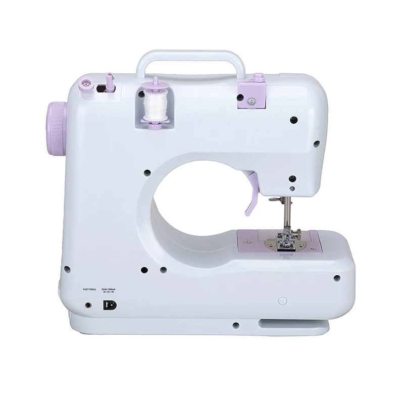 Guangzhou factory price household flat seam interlock sewing machine 505 with extension table