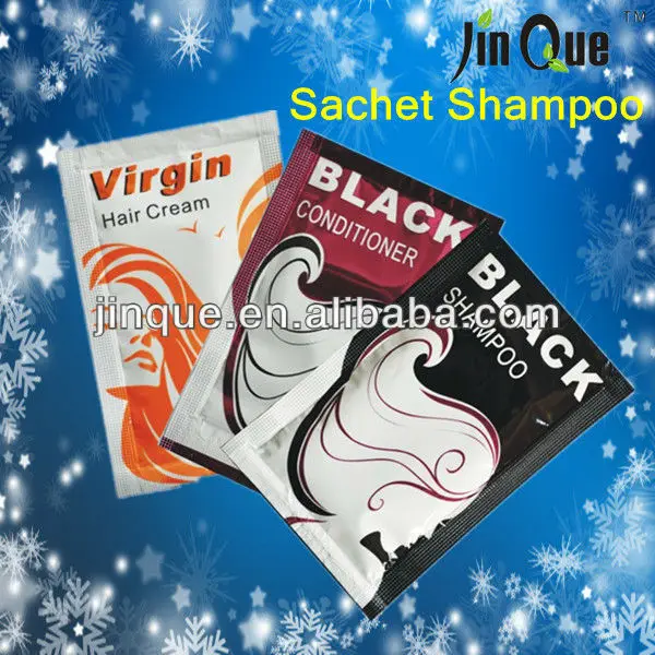 sachet hotel shampoo