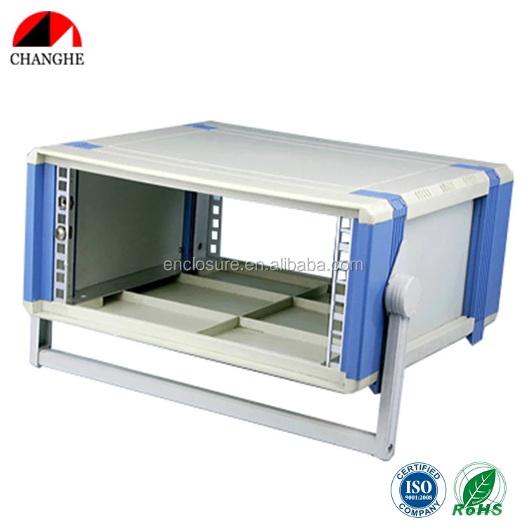 Custom plastic and aluminum desktop enclosure console enclosure instrument case 02B