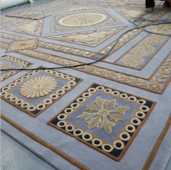 100% New Zealand Wool Center Living Room Carpet Rug