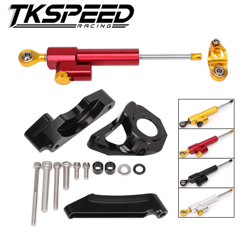 Демпфер рулевого механизма мотоцикла, стабилизирующий кронштейн, монтажный комплект для Suzuki GSXR 600 750 GSXR600 GSXR750 K4 2001-2005 2002 2003 2004