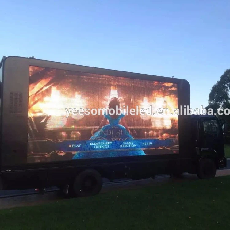 
Mobile LED advertising box for European mounted on truck, V8 
