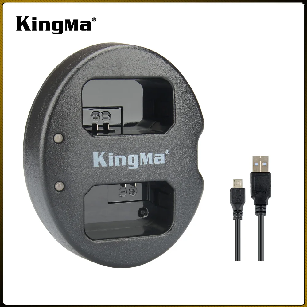 Kingma Лидер продаж BM015-NPFW50 NP-FW50 Micro USB двухканальный зарядное устройство для SONY A5000 A5100 A6000 A6100 A6300