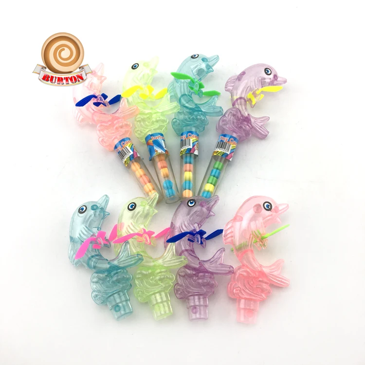 Arabic sweets bon bon candy in whistle dolphin toy candy