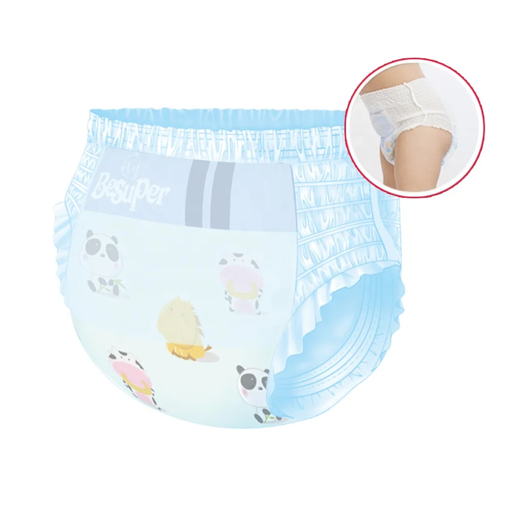 Besuper D090 Baby Sleepy Diapers Big Boys Girls Baby Xxxl Xxxxl Training Pant Diapers L8*12