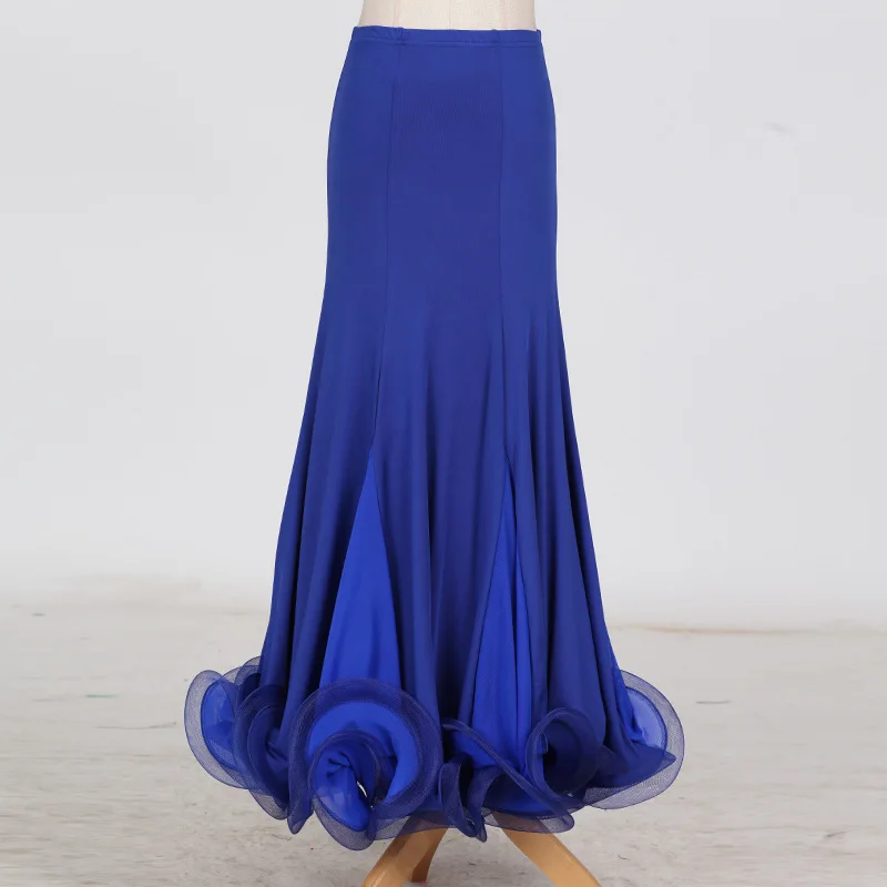 Wholesale Women Girls Customized Latin Sumba Salsa Ballroom Dance Skirts