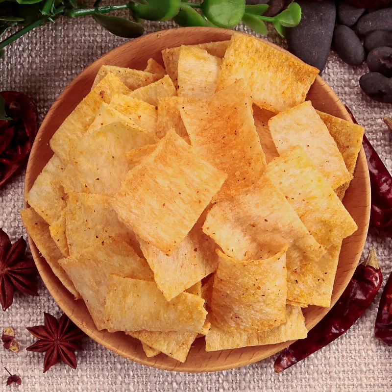 ShuDaoXiang 65g Per Bag 45Bags Per Carton Chinese Spicy Yam Puffed Snacks Yam Chips