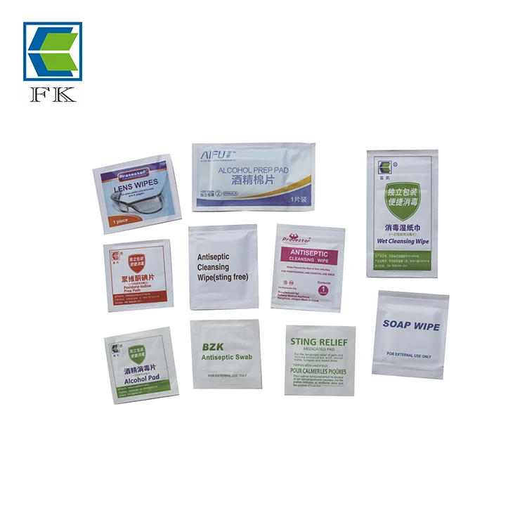 
Skin Disinfectant Disposable Alcohol Prep Pads With 70% Isopropyl Alcohol 