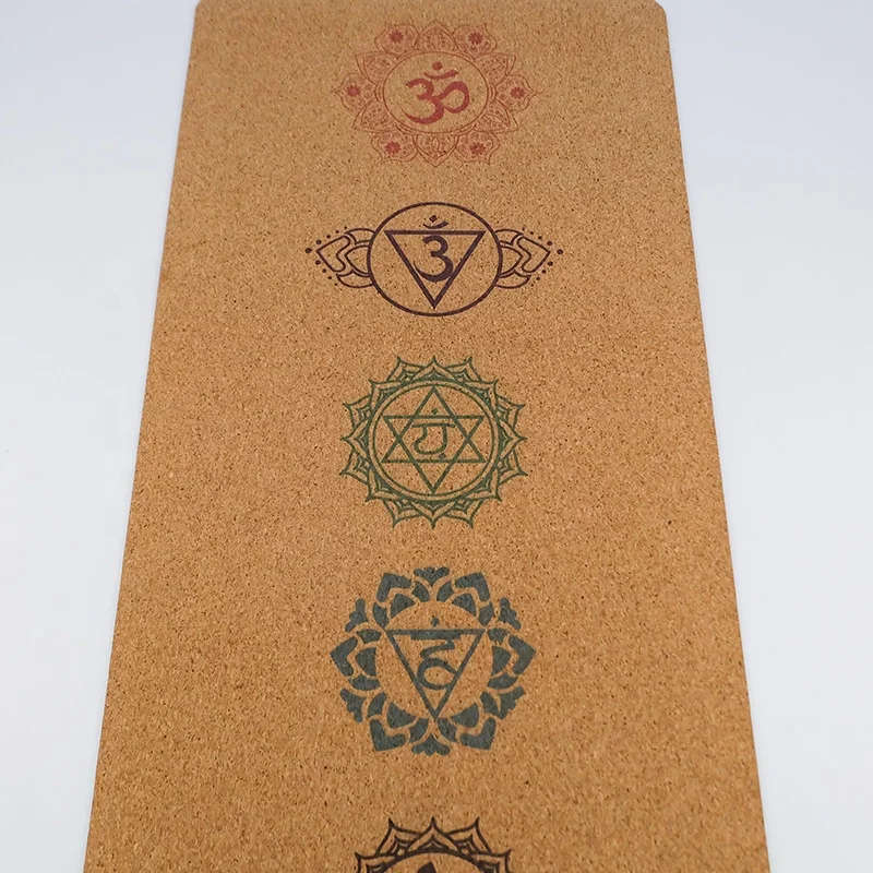 Non-slip Eco-Friendly Natural Cork Yoga Mat, Pilates and Floor Workouts, Hot Yoga, Indoor and Outdoor