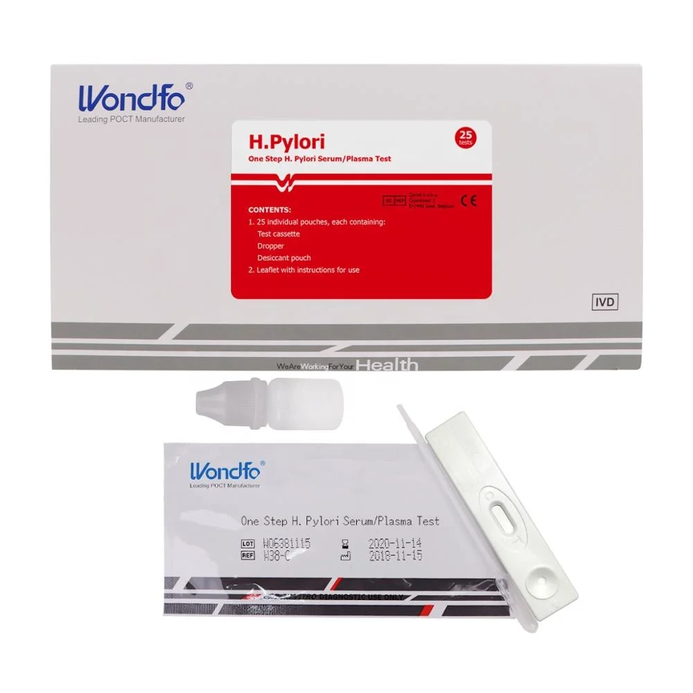 Wondfo One Step H. Pylori кассета теста антител (быстрый диагностический тест)