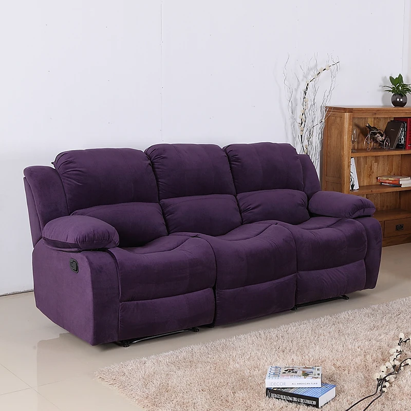 Modern European Style Furniture Set Electric Cinema Leather Power Sectional Reclining Motorized 3 Seater Recliner Sofa