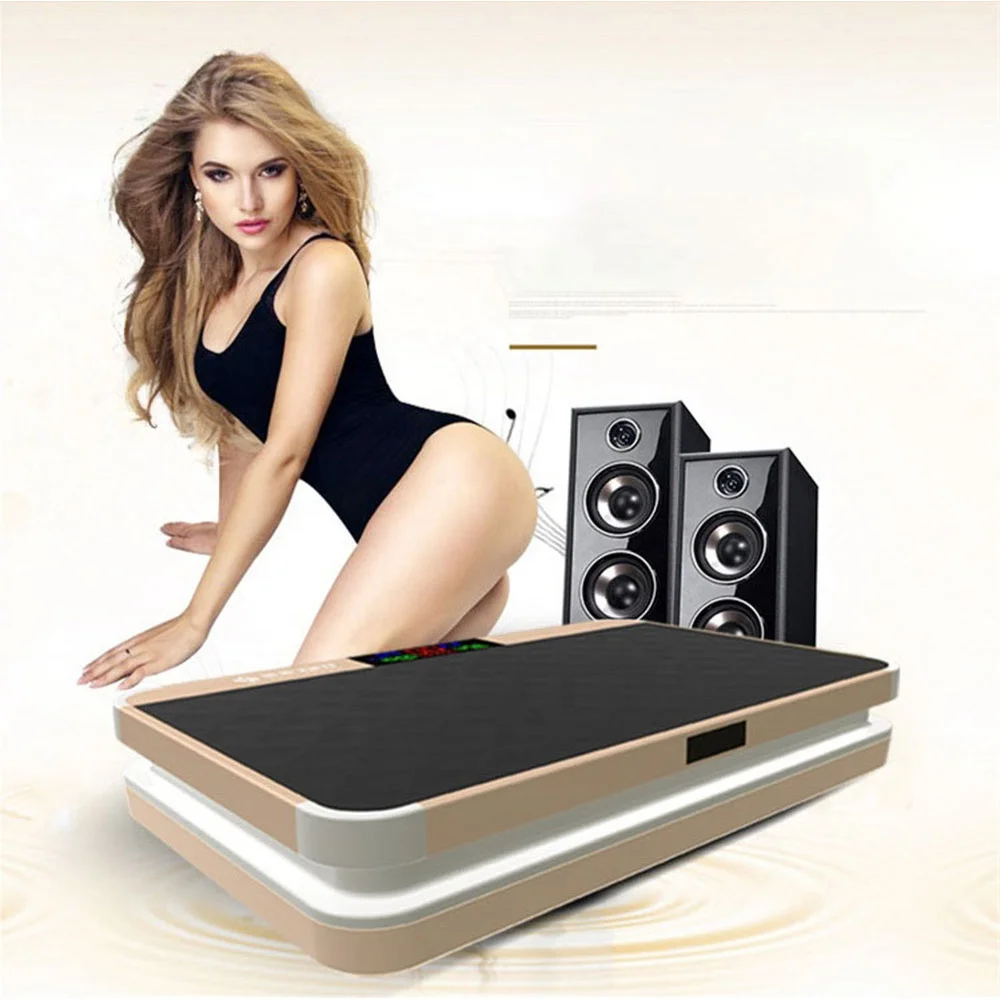 
home exercise weight lose crazy fit massage whole body vibration plate fitness machine 