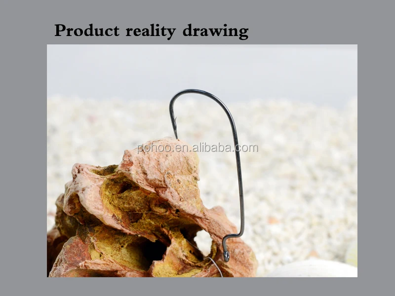 
High quality stronger worm bass fishing hook popular 