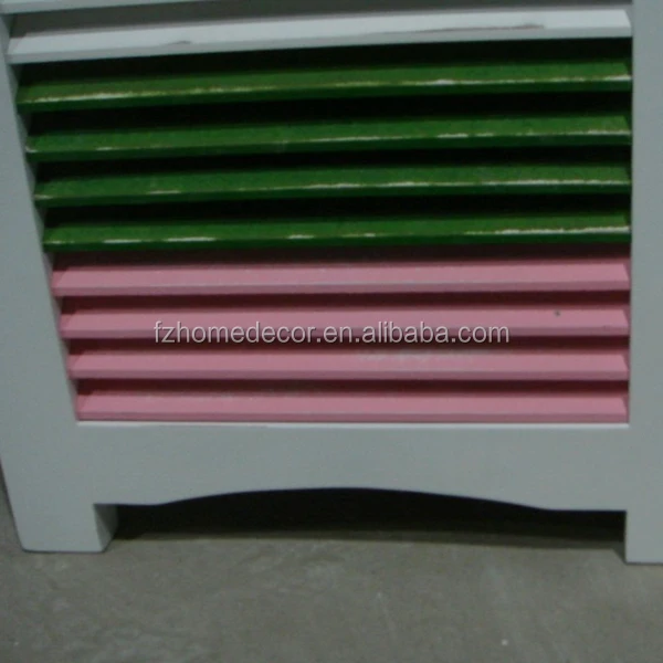 Hand-painted vintage french style Wooden Screen Partition/Room Divider