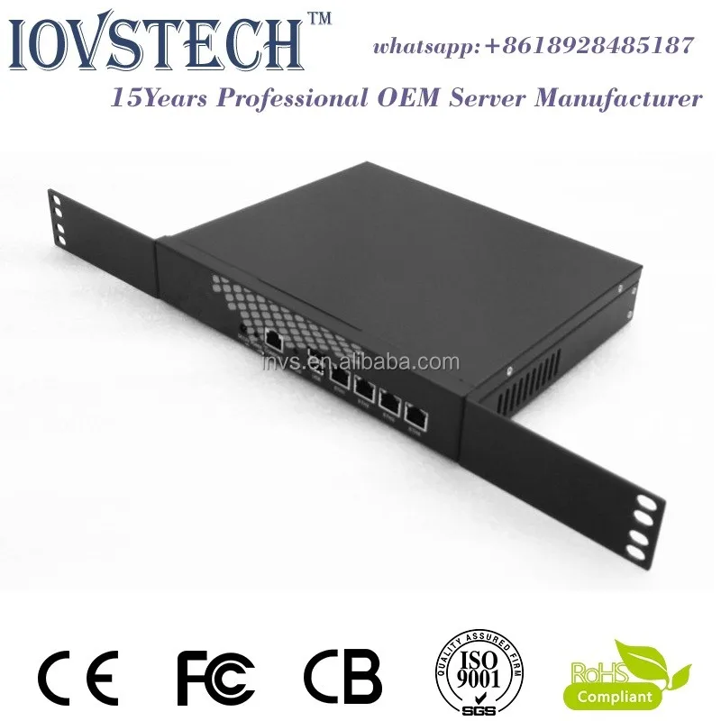 4gigabit ethernet D525 Desktop / Rack 1U Soft Router / Firewall / VOIP /Netwotk Security Server