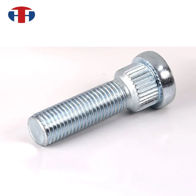 China Supply High Strength Silver Wheel Bolts Knurl Studs