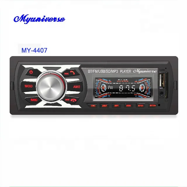 
2019 New style 12V car radio mp3 player with usb sd fm bluetooth remote control power charge car ampliflier 