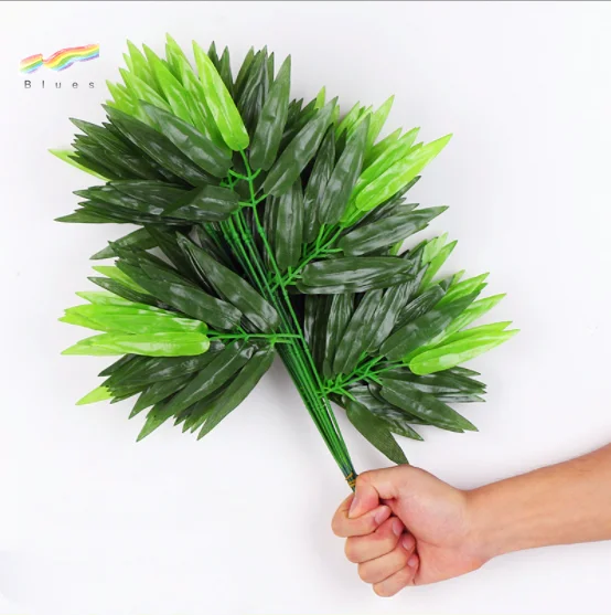 Artificial bamboo leaves plant silk bamboo leaves