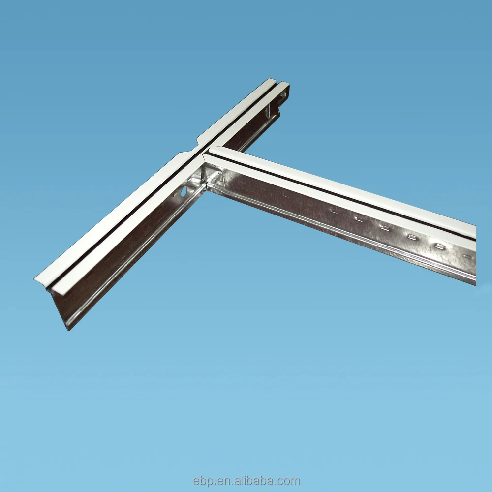 galvanized metal support bar t bar