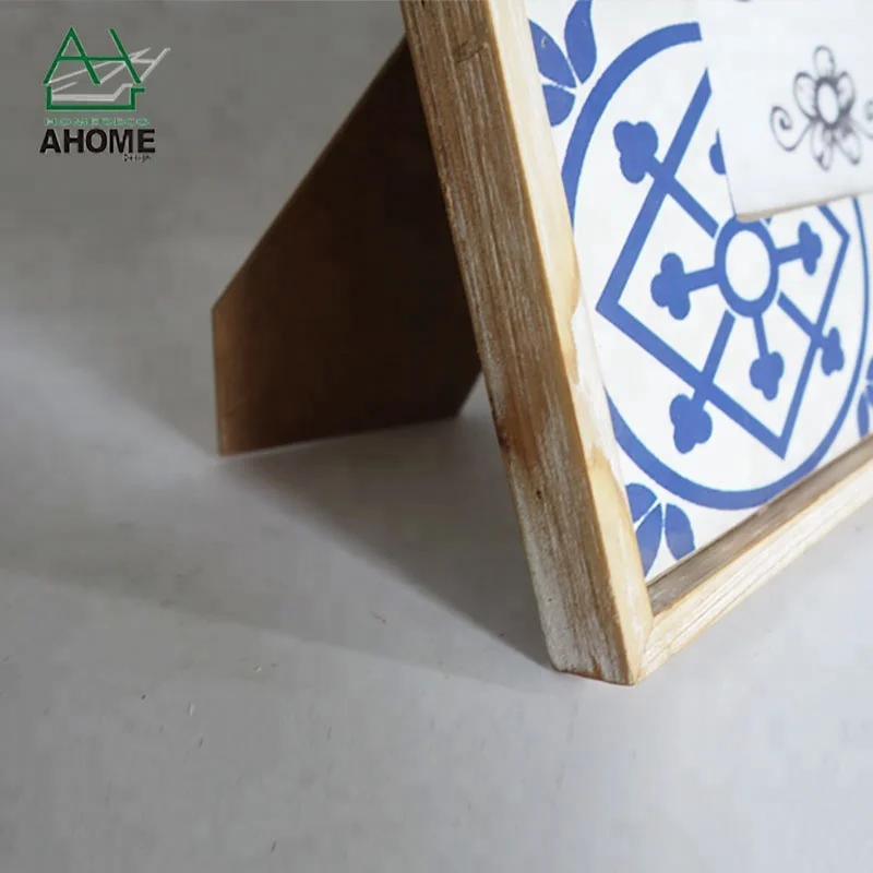 Mediterranean style Coastal Nautical Marine Decor Gifts Wooden Photo Frame Stand