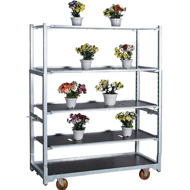 
CC Container danish flower trolley garden tool cart for seed 