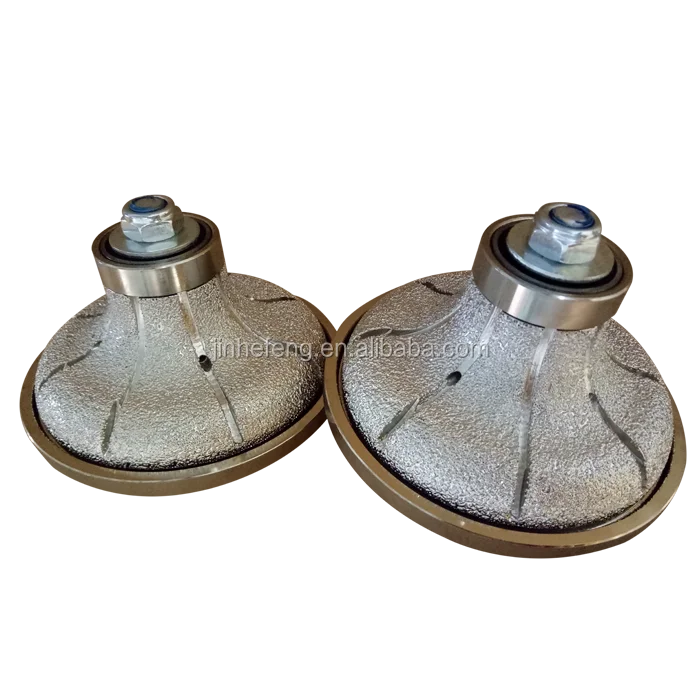 
Vacuum brazed diamond hand profiling wheels cnc router bits for marble and granite 
