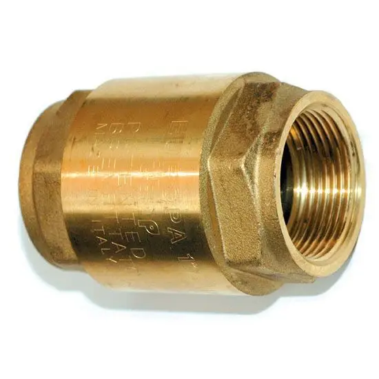Brass Body Europa Spring Check Valve