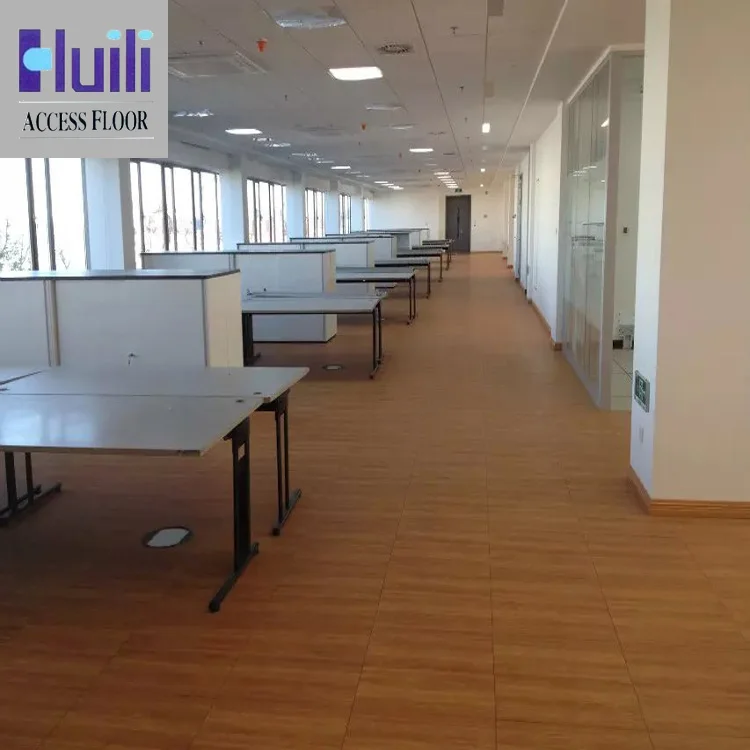 Hotel steel raised floor with wooden color HPL finish