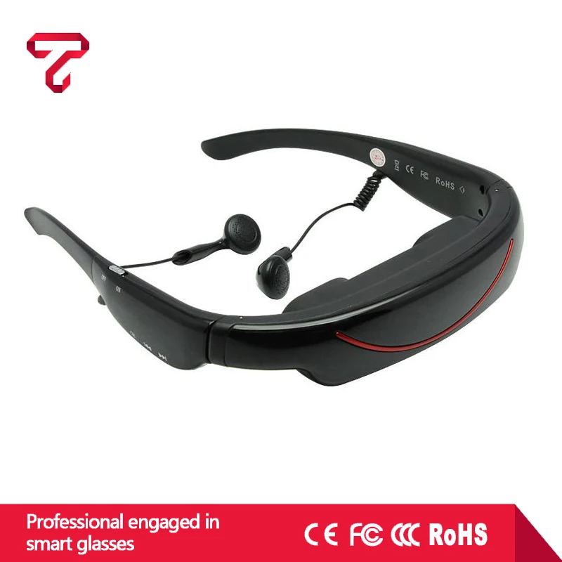 
72 Inch mobile theatre video glasses for TV-box, UAV and PSP 