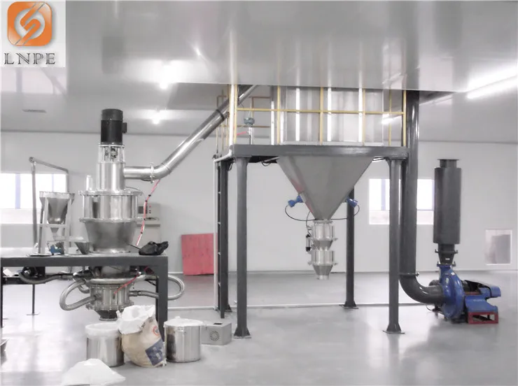 silicon micron powder jet milling grader/jet mill/lnj series boiling mill jet bed