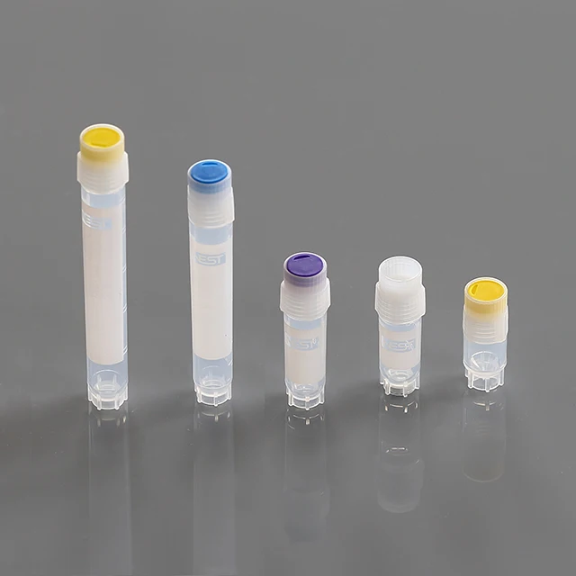 Sterilization External Thread Self- Standing 0.5ml Cryogenic Vial, 9*9/rack