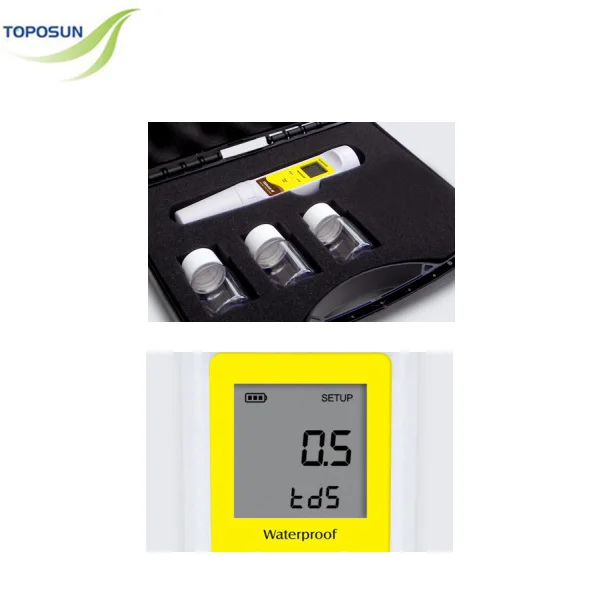 TPS-TDSscan10L Pocket TDS Tester, Pen Type TDS Meter, Total Dissolved Solids Analyzer for Pure Water or Distilled Water