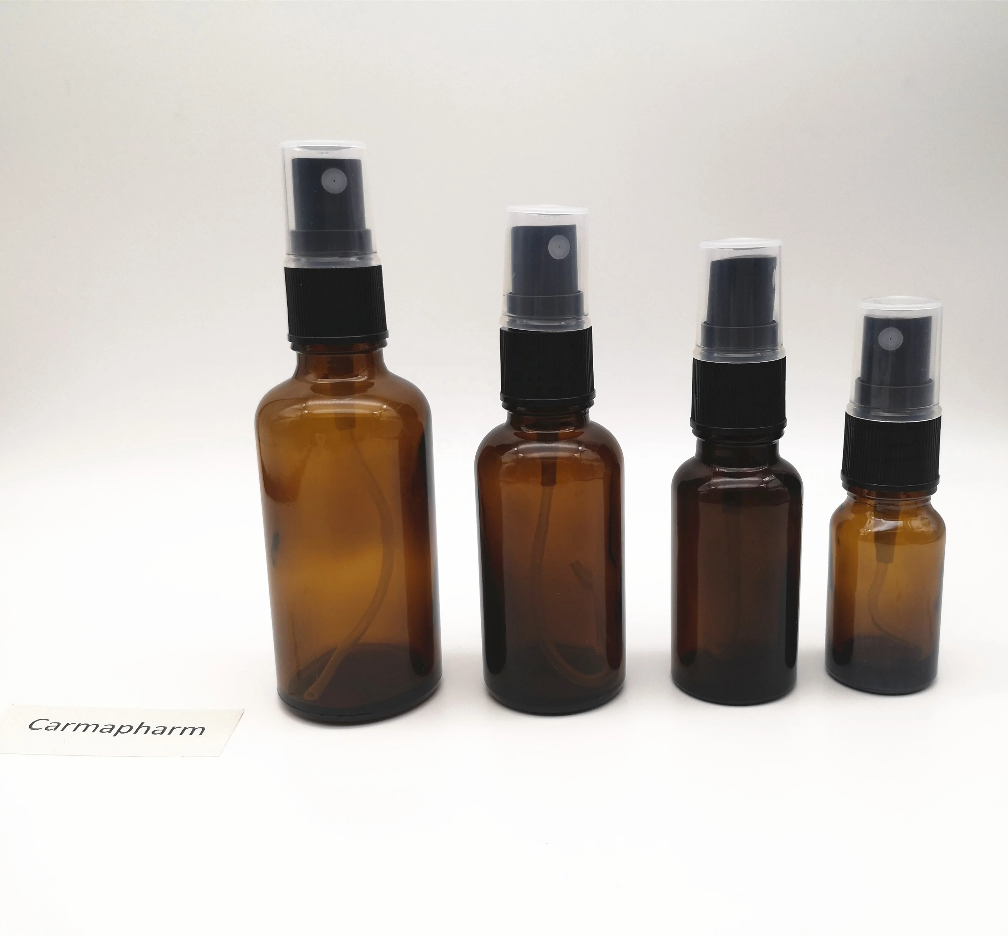 Круглые флаконы янтарного Бостона с распылителем, флаконы янтарного цвета, флаконы с насосом для эфирного масла 5 мл, 10 мл, 20 мл, 30 мл, 50 мл