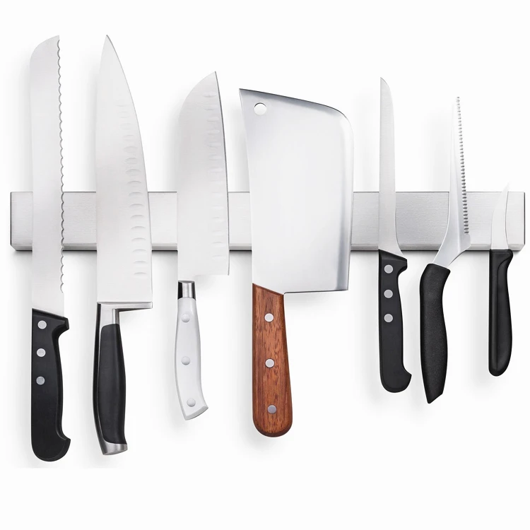 High-quality  magnetic kitchen knife block With bottom plate