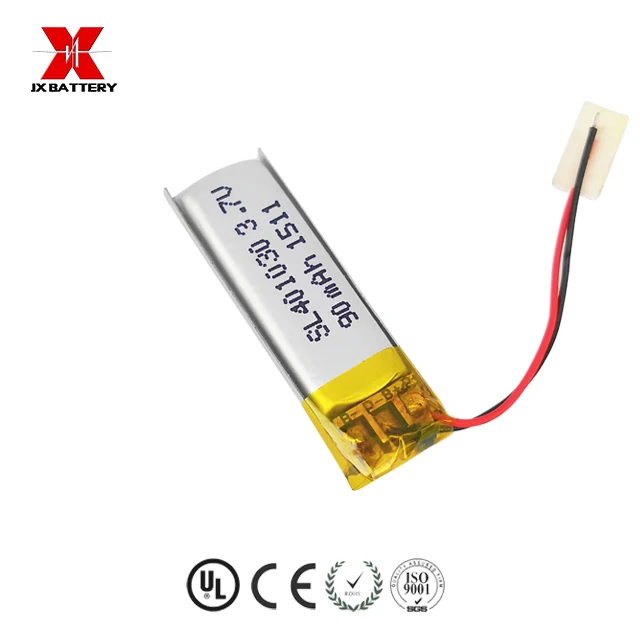 
loud-speaker battery rechargeable deep cycle polymer battery 3.7v 401030 90mAh batteries 