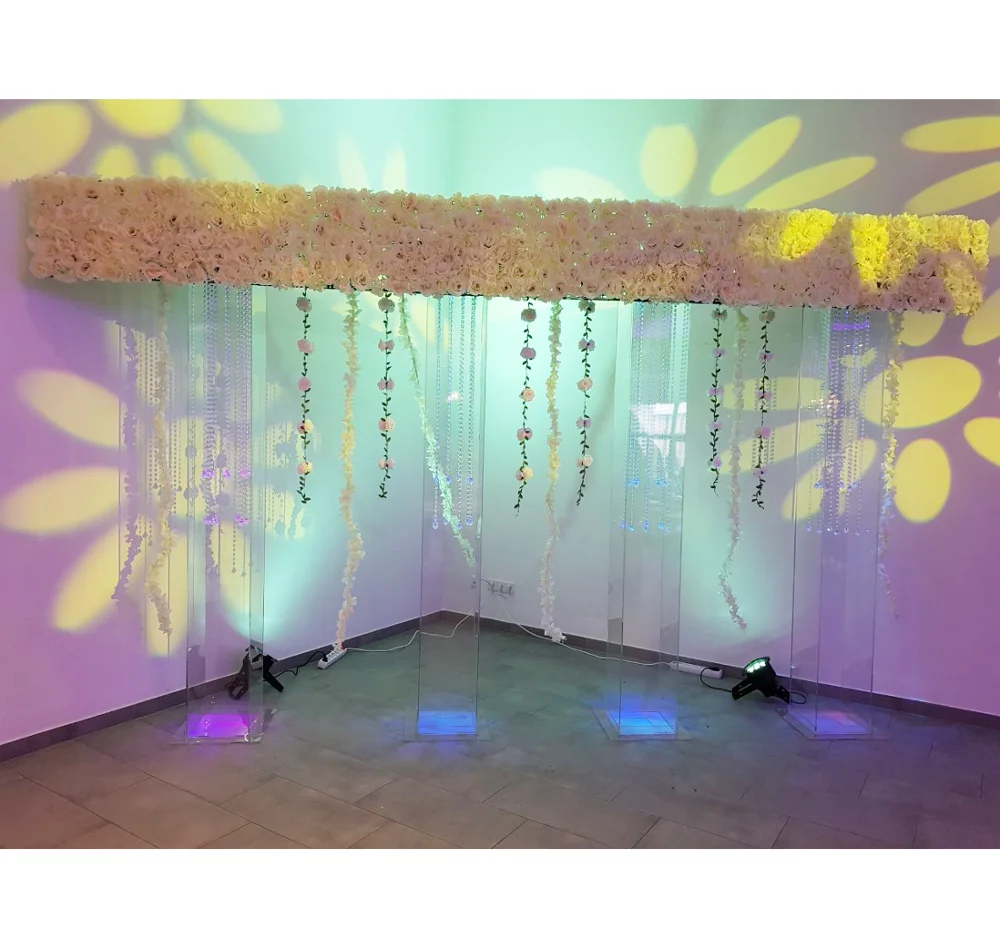 new clear acrylic arch for wedding decoration