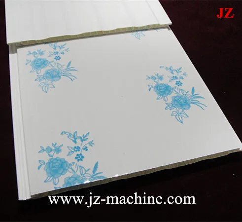 ПВХ панели ПВХ потолки с синними разводами