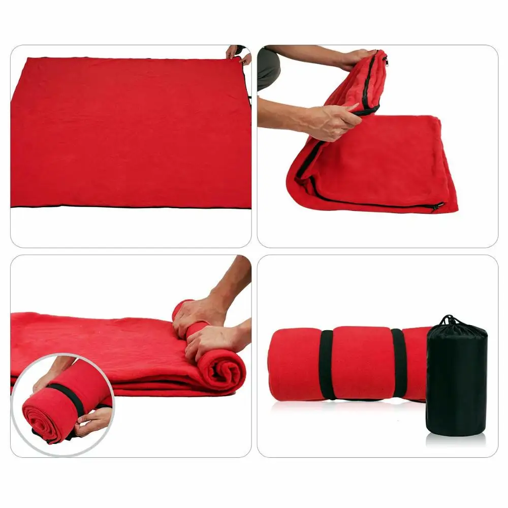 
Woqi Winter Sleeping Bag Liner Fleece Sleeping Bag 