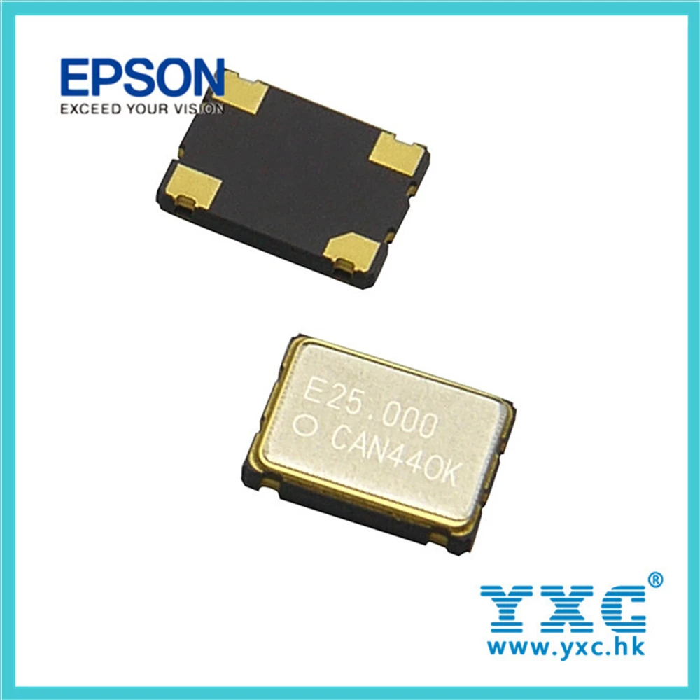 25 МГц 3.3 В 7050 4-SMD rc-генератор 1.6 В ~ 3.6 В 4pin smd 25 МГц 25.000 МГц 2016 горячие продажи кварцевый генератор EPSON