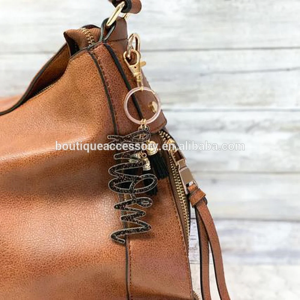 Ацетатный брелок с тремя кисточками для мам, подарок на день матери, брелок для сумки